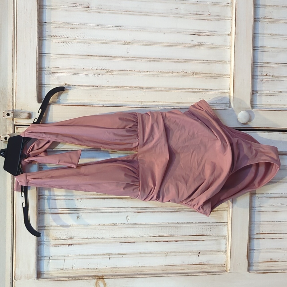 Cupshe, swim, mauve color ,one piece swimsuit. Sz, XL